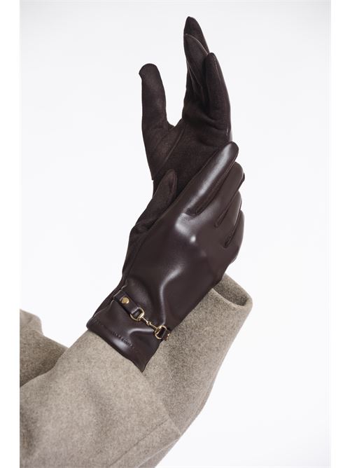 guanti con fibbia RINO & PELLE | HAVILA.7502512CHOCOLATE